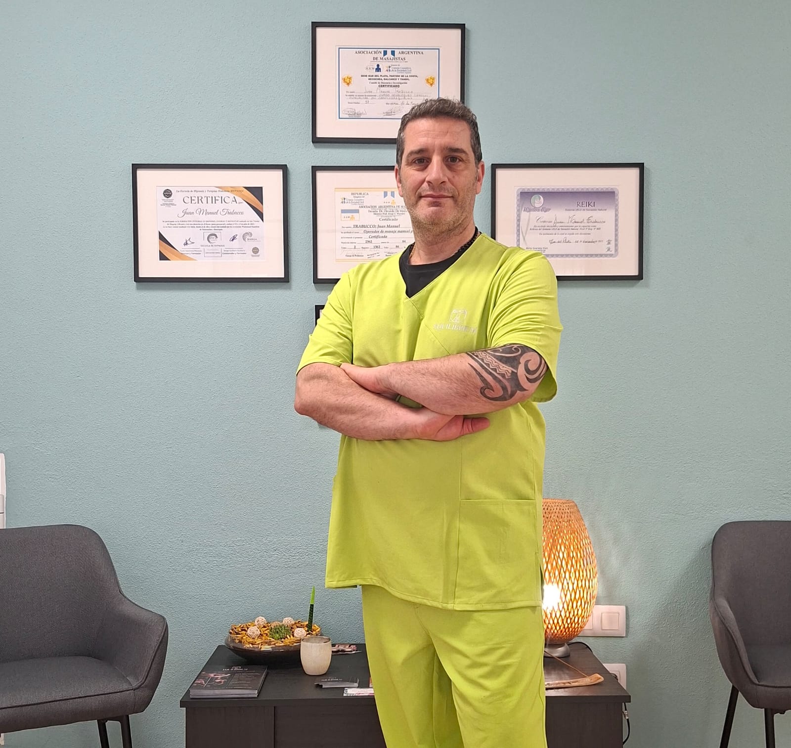 Juan Manuel Trabucco, especialista en recuperación muscular